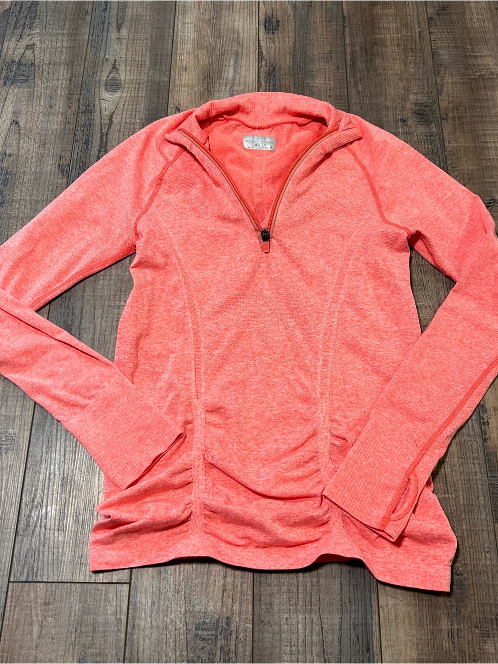 Athleta Fastest Track Seamless Long Sleeves 1/4 Zip Top Women’s  Size Small